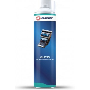 Очиститель-полироль пластика Eurotec Gloss, аэрозоль 750 мл 1/12