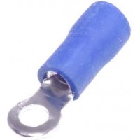 Клемма кольцевая M3 изолированная синяя, шт 100/100