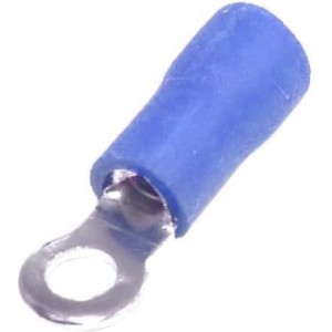 Клемма кольцевая M3 изолированная синяя, шт 100/100