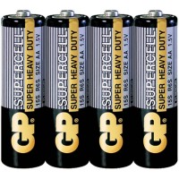 Батарейка AA 1,5V солевая Supercell GP 15S, шт 4/40