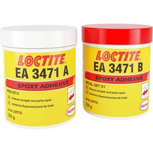 Состав эпоксидный 2К сталенаполненный LOCTITE EA 3471, банка 2х250 гр 1/10