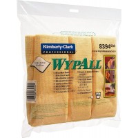 Салфетка из микрофибры Kimberly-Clark Wypall 40х40 см желтая, шт 6/6