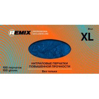 Перчатки нитриловые Remix синие XL, уп 100 шт 1/10