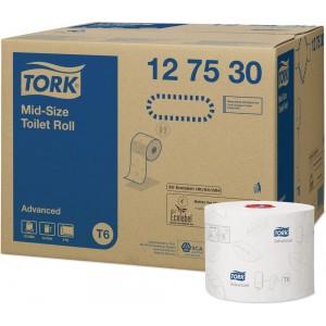 Бумага туалетная в компакт-рулоне AutoShift Tork Advanced T6 2сл. 100мх9.9см белый (уп. 27шт.)