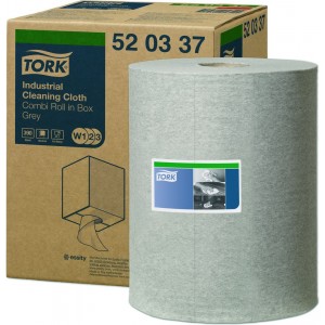 Материал протирочный нетканый Combi TORK Premium 520 W1-3 390л. 148мх32см серый