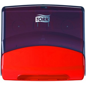Диспенсер для материалов в салфетках W4 TORK Performance красный